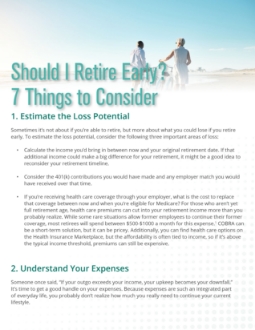 Should I Retire Early? Cover